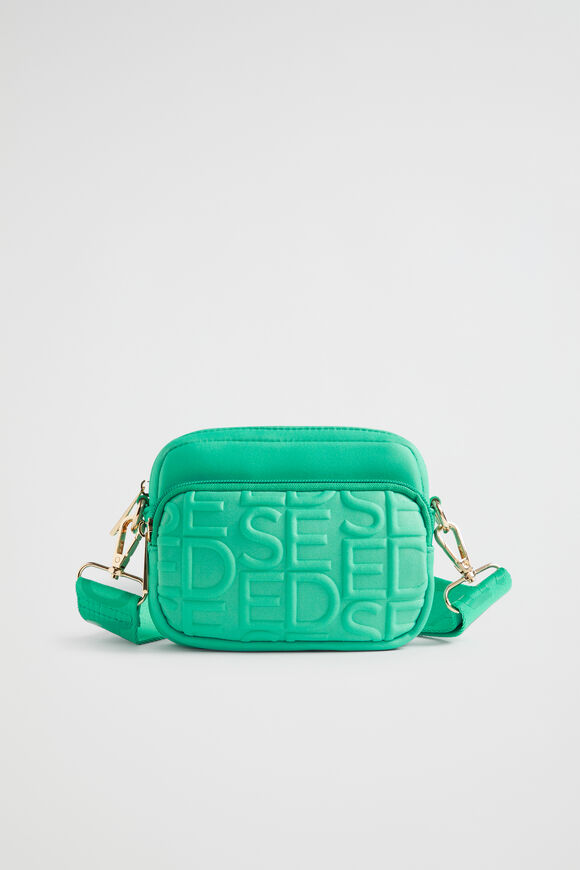 Heritage Double Pocket Cross Body Bag  Jade Green  hi-res