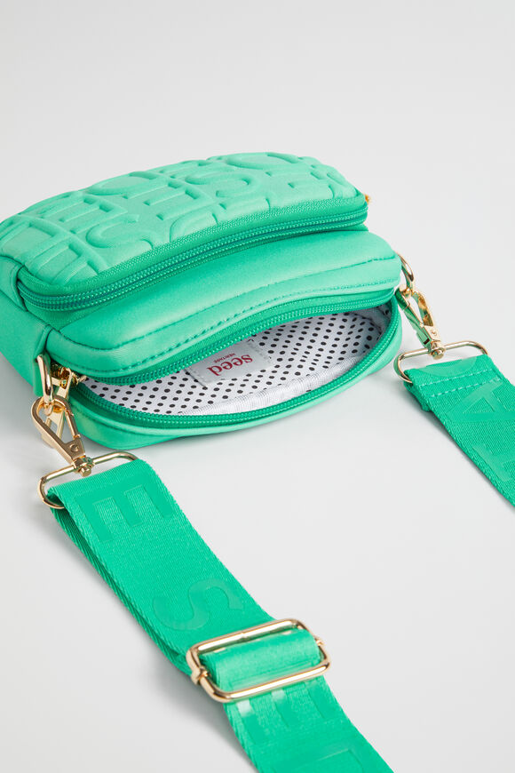 Heritage Double Pocket Cross Body Bag  Jade Green  hi-res