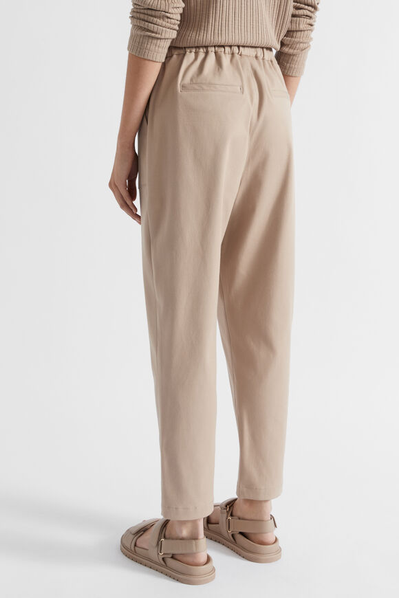 Elasticated Tapered Leg Pant  Cookie  hi-res