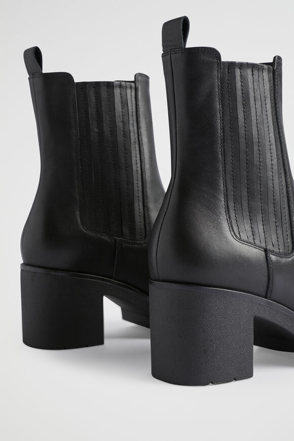 Julia Mid Heel Boot  Black  hi-res