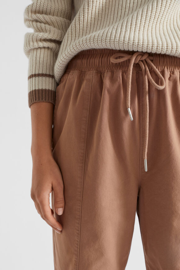 Relaxed Cotton Pant  Macchiato  hi-res
