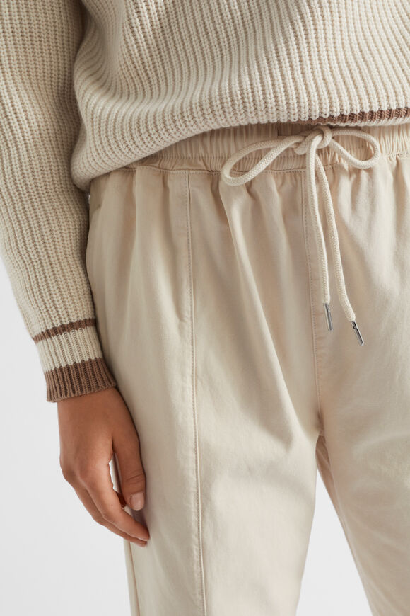 Relaxed Cotton Pant  Vanilla Cream  hi-res