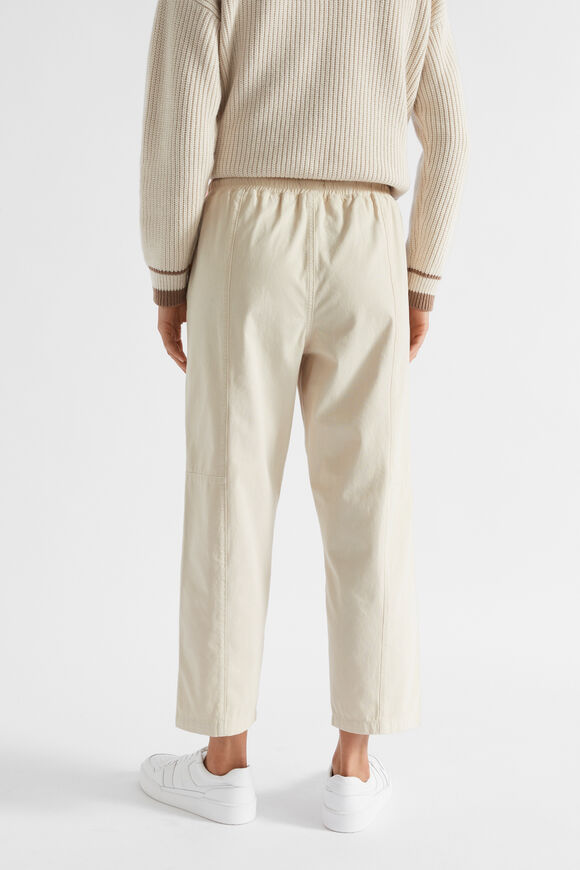 Relaxed Cotton Pant  Vanilla Cream  hi-res