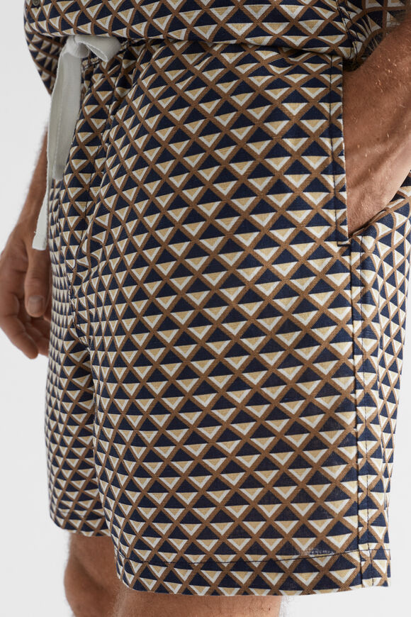 Geo Resort Short  Mocha Multi Geo  hi-res
