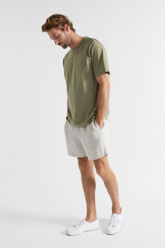 Linen Short  Ecru Crossdye  hi-res