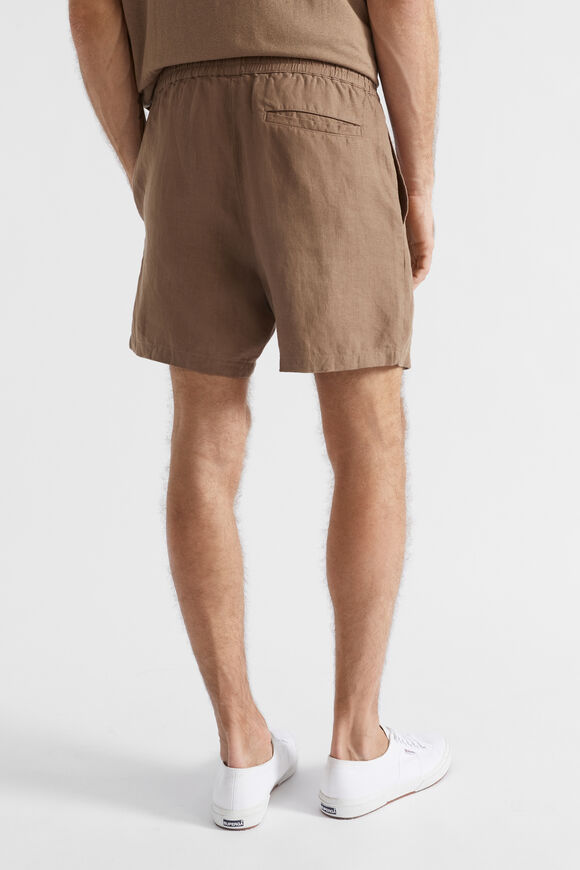 Linen Short  Mocha  hi-res
