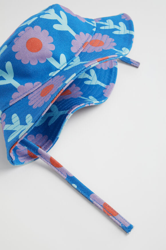 Retro Daisy Sun Hat  Multi  hi-res