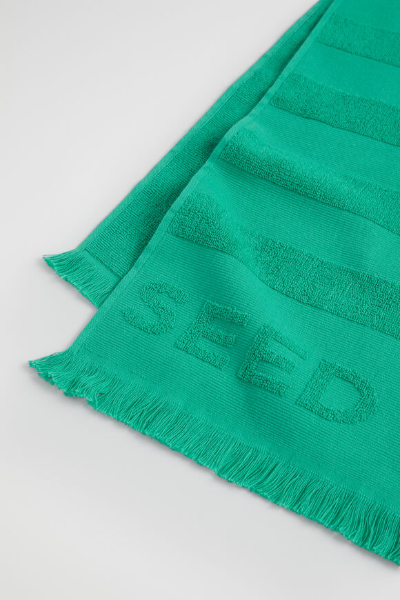 Heritage Terry Poncho  Jade Green  hi-res