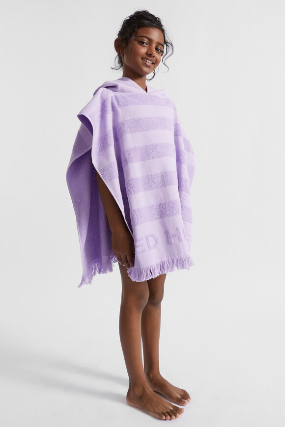 Heritage Terry Poncho  Lavender  hi-res