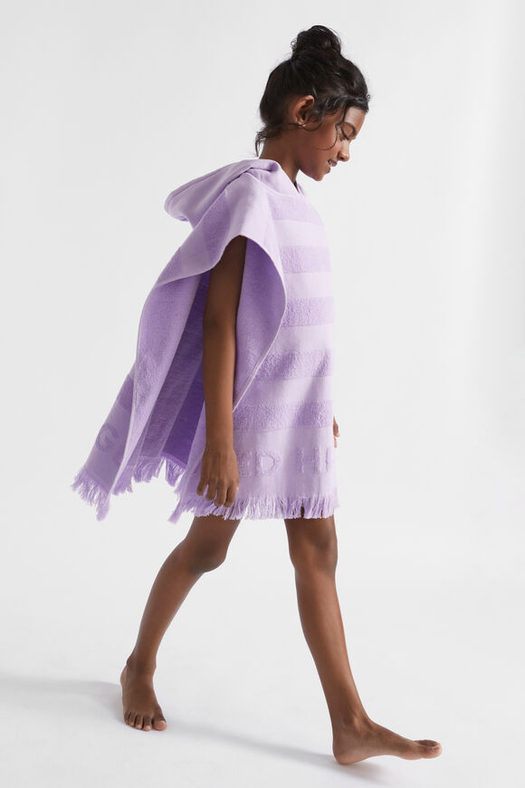 Heritage Terry Poncho  Lavender  hi-res