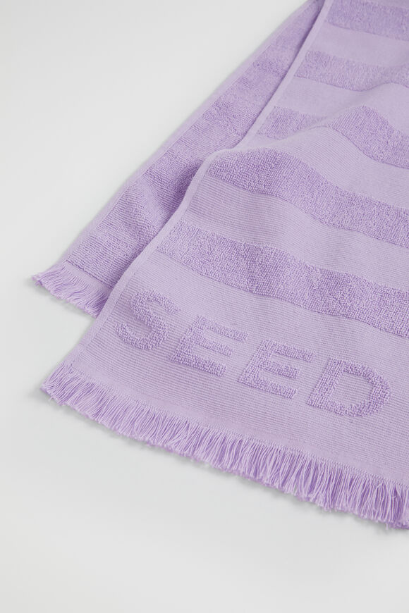Heritage Terry Poncho  Lavender  hi-res