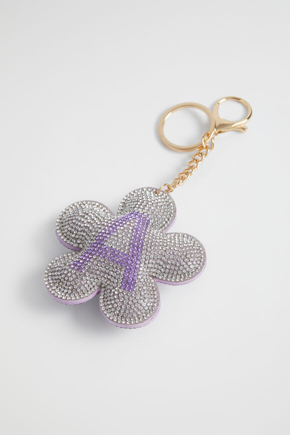 Daisy Initial Keyring  A  hi-res