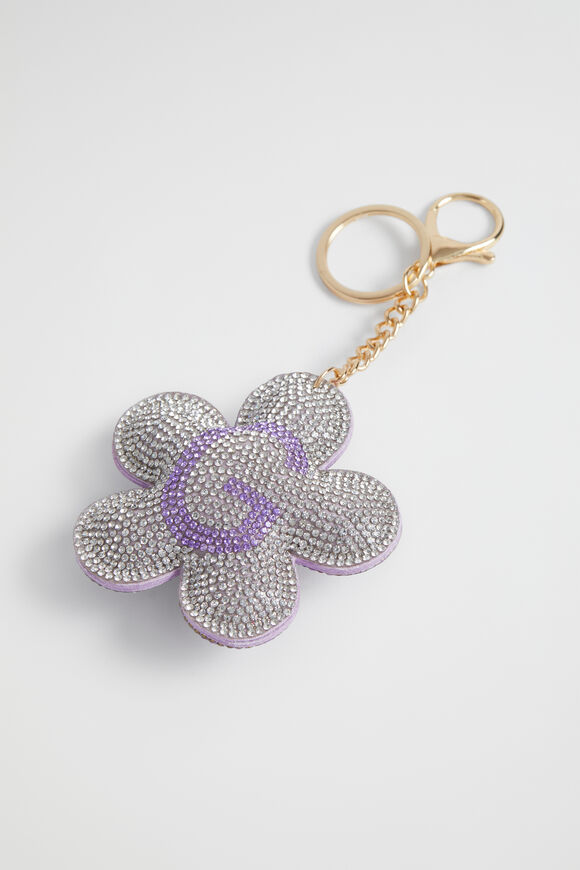 Daisy Initial Keyring  G  hi-res