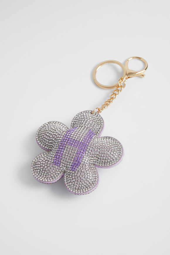 Daisy Initial Keyring  H  hi-res