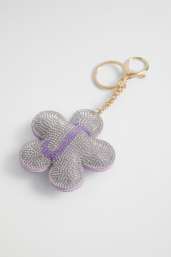 Daisy Initial Keyring  J  hi-res