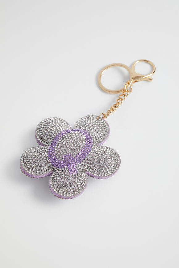 Daisy Initial Keyring  Q  hi-res