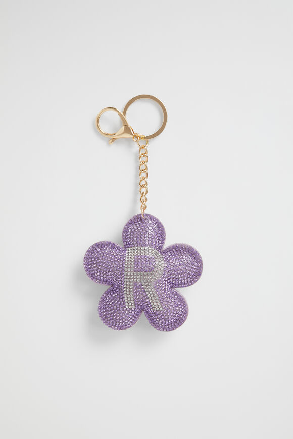 Daisy Initial Keyring  R  hi-res