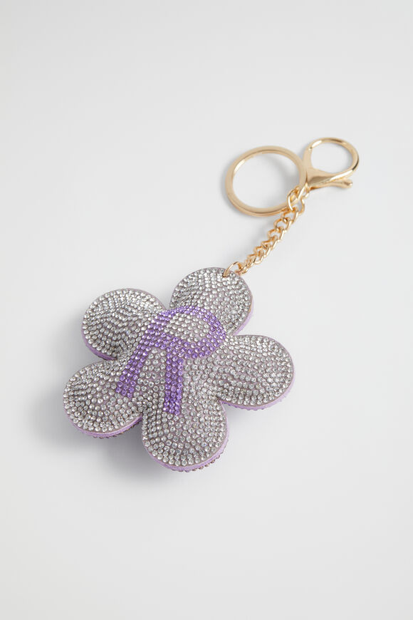 Daisy Initial Keyring  R  hi-res