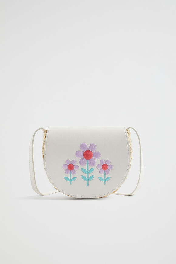 Flower Saddle Bag  Multi  hi-res
