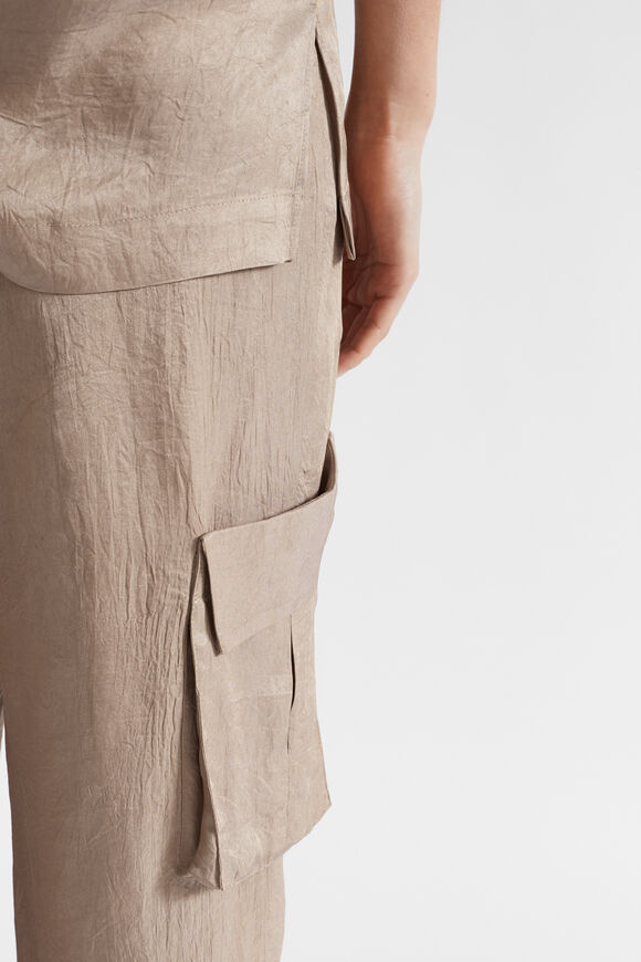 Satin Cargo Pant  Cookie  hi-res