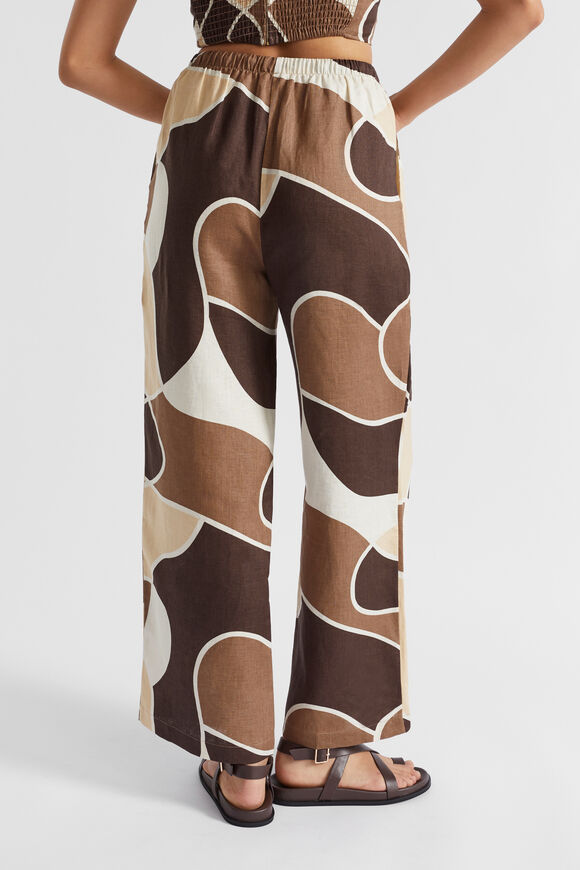 Abstract Elasticated Pant  Woodland Abstract  hi-res