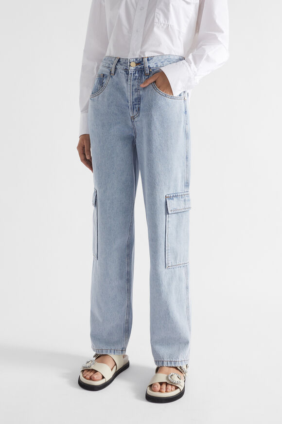 Denim Cargo Pant  Pacific Wash  hi-res