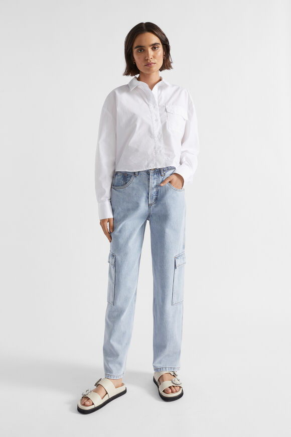Denim Cargo Pant  Pacific Wash  hi-res