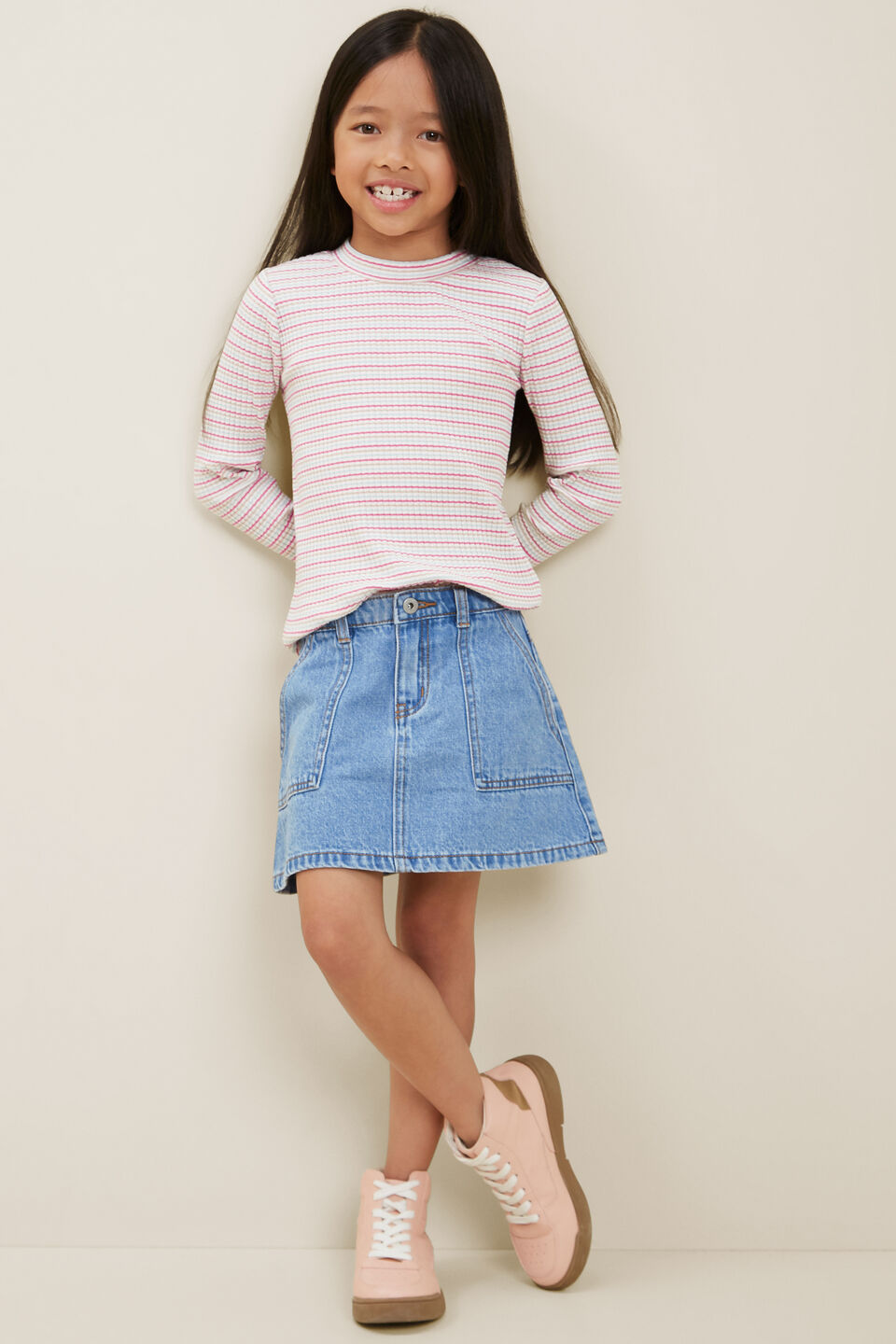 Rib Tee  Multi