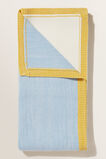 Colour Block Blanket  Powder Blue  hi-res