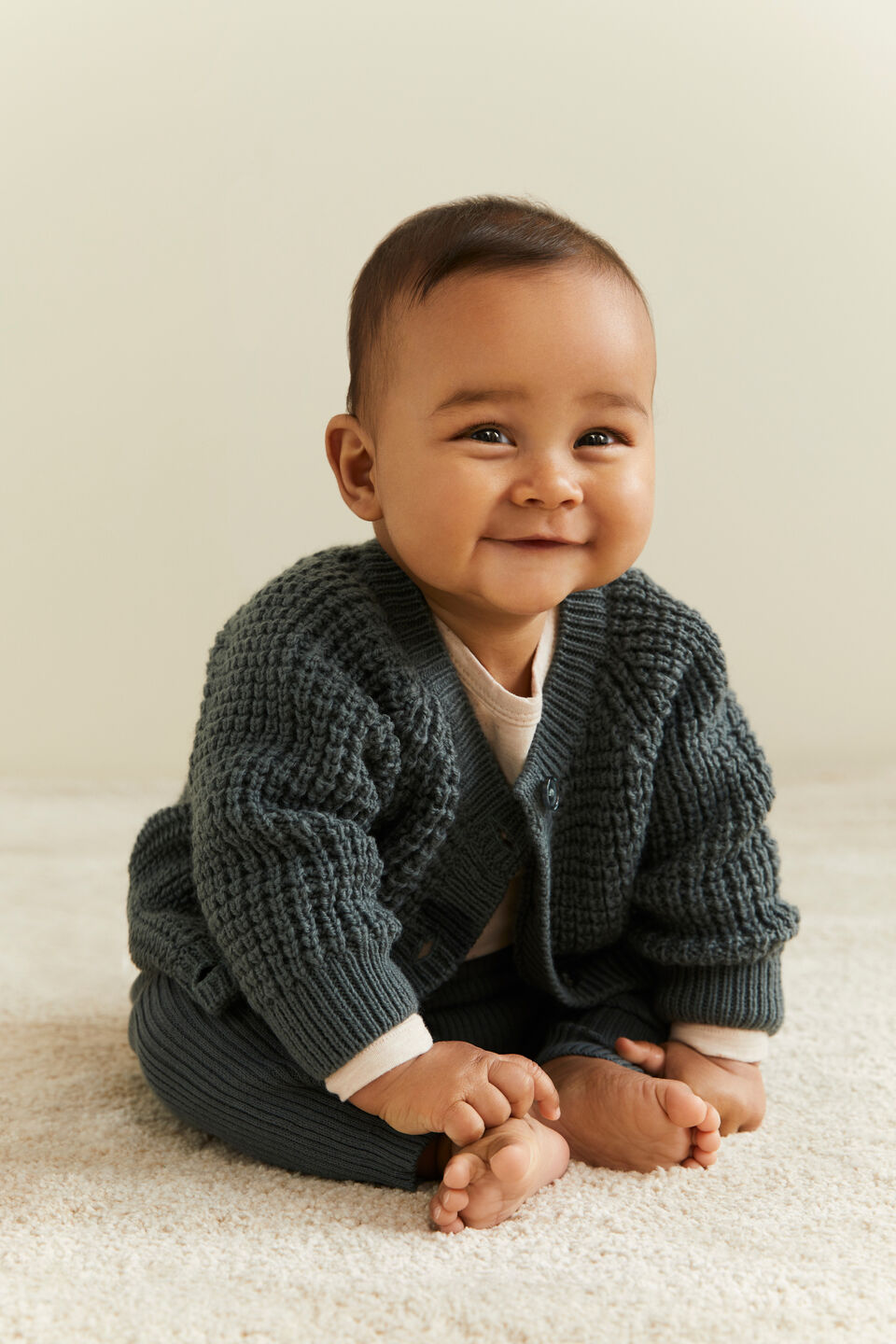 Raglan Knit Cardigan  Clover