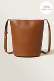 Leather Bucket Bag  Tan  hi-res