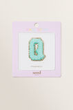 Made By Me Glitter Initial Patch  Q  hi-res