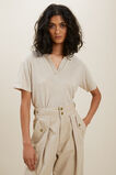 Polo Tee  Latte Marle  hi-res