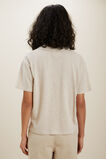 Polo Tee  Latte Marle  hi-res