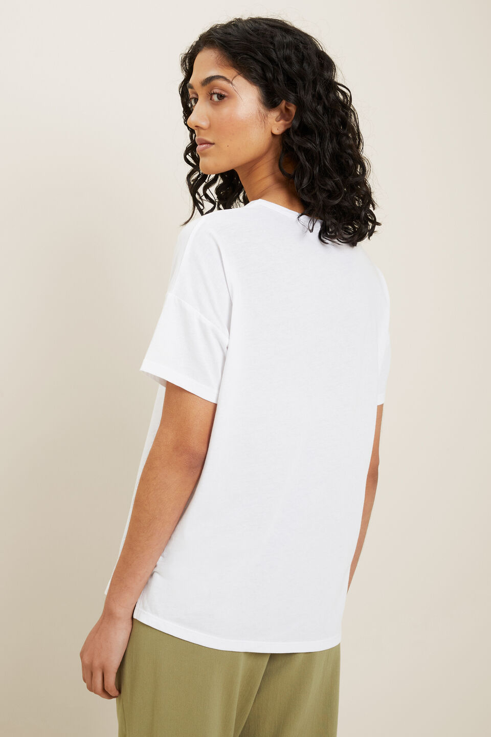 Logo Tee  Whisper White