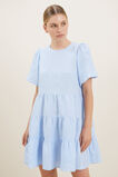 Core Linen Tiered Dress  Clear Sky  hi-res