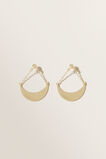 Chain Swing Earrings  Gold  hi-res