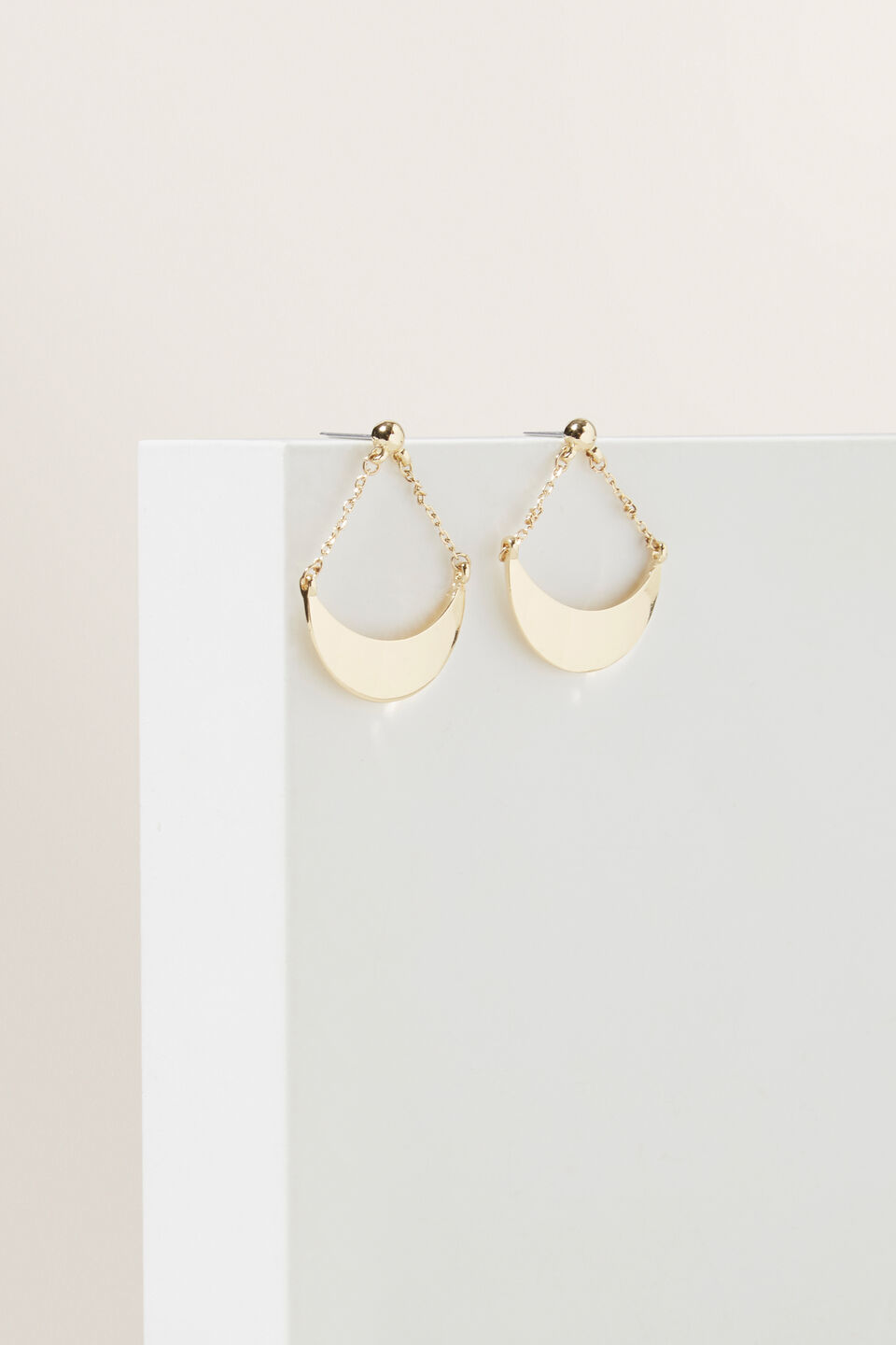 Chain Swing Earrings  Gold
