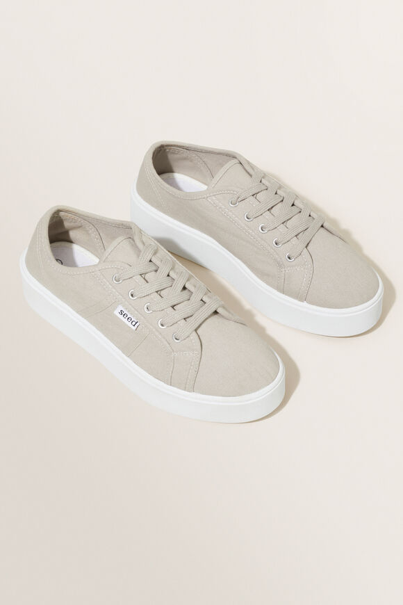Billie Flatform Sneaker  Grey  hi-res
