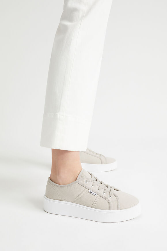 Billie Flatform Sneaker  Grey  hi-res