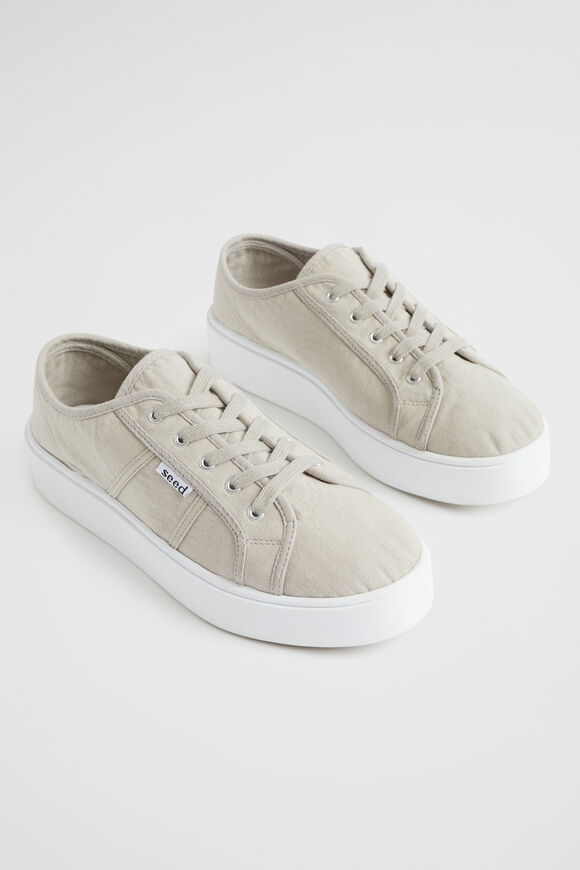 Billie Flatform Sneaker  Grey  hi-res