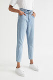 Belted Paperbag Jean  Sapphire Wash  hi-res