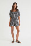 Linen Paisley Drawstring Top  Ditsy Paisley  hi-res