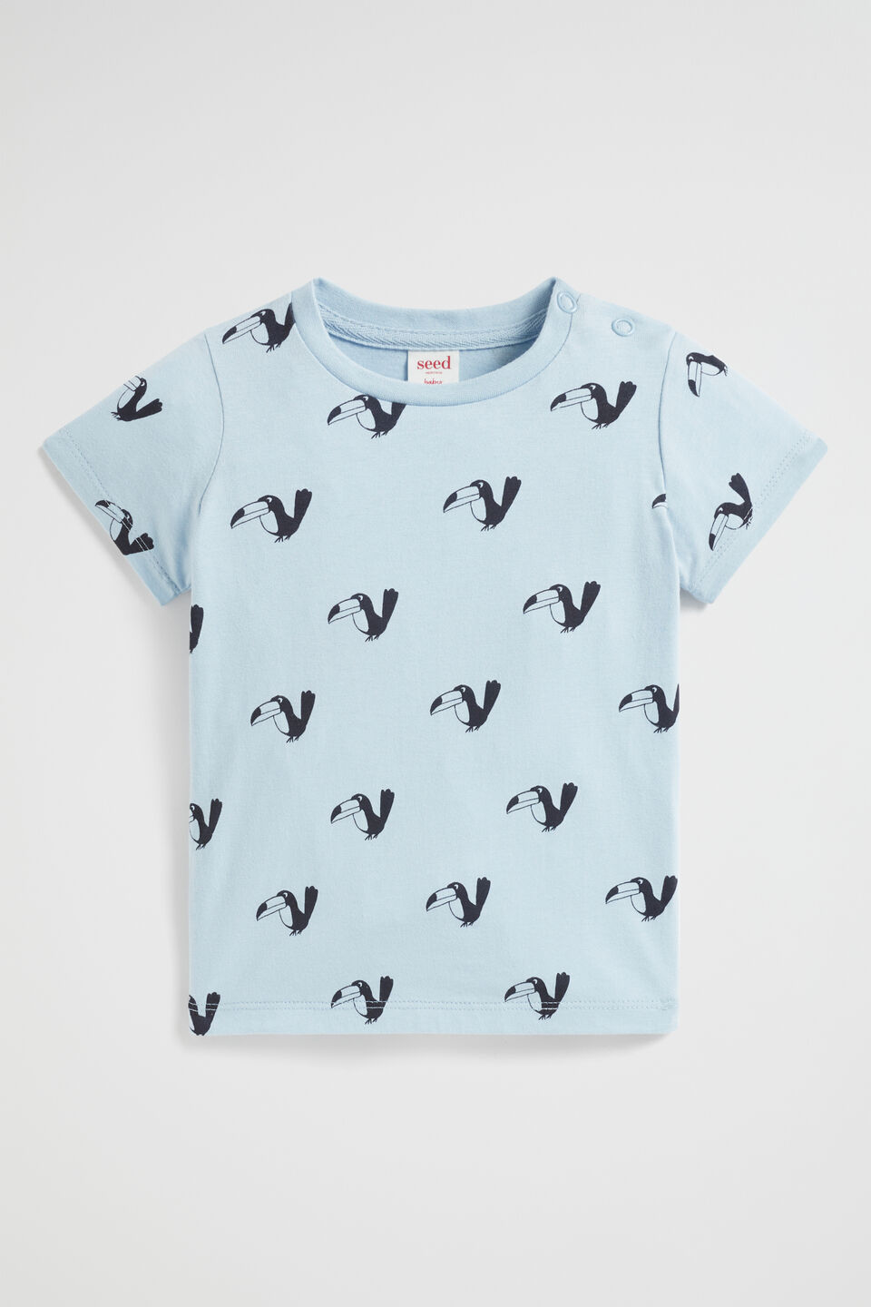 Bird Tee  Pale Blue