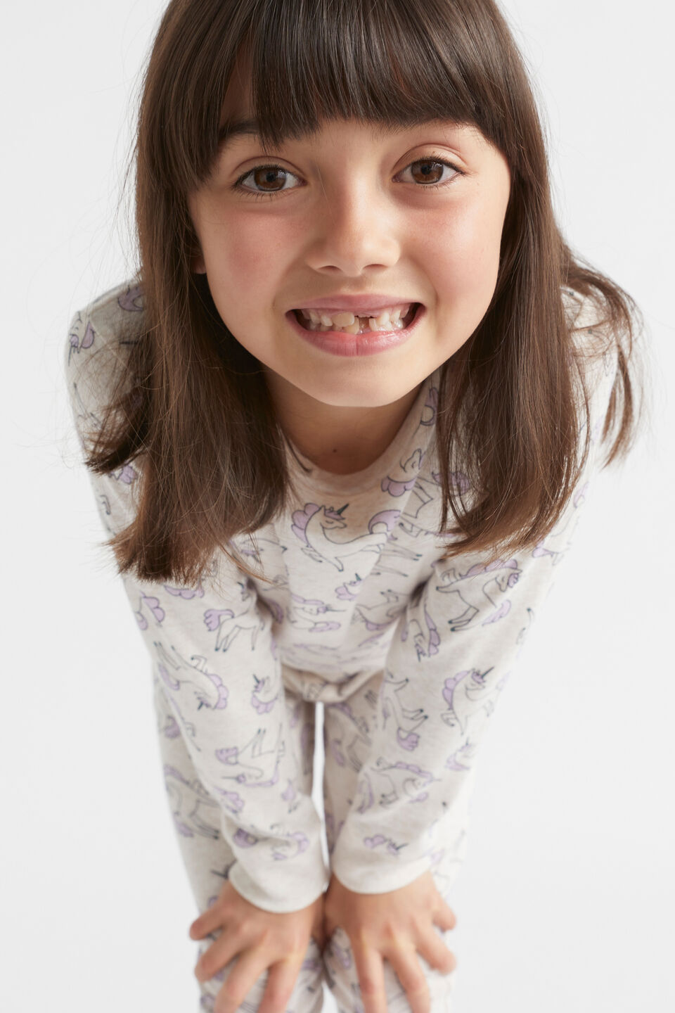 Unicorn Yardage Pyjama  Oat Marle