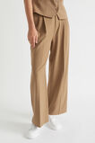 Pleat Front Suit Pant  Deep Brass  hi-res