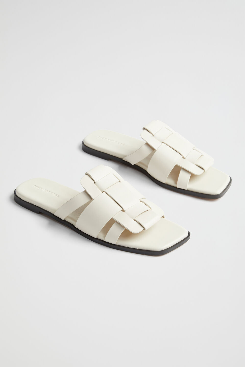 Daisie Caged Slide  Bone