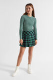 Rib Stripe Tee  Emerald Green  hi-res