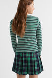 Rib Stripe Tee  Emerald Green  hi-res