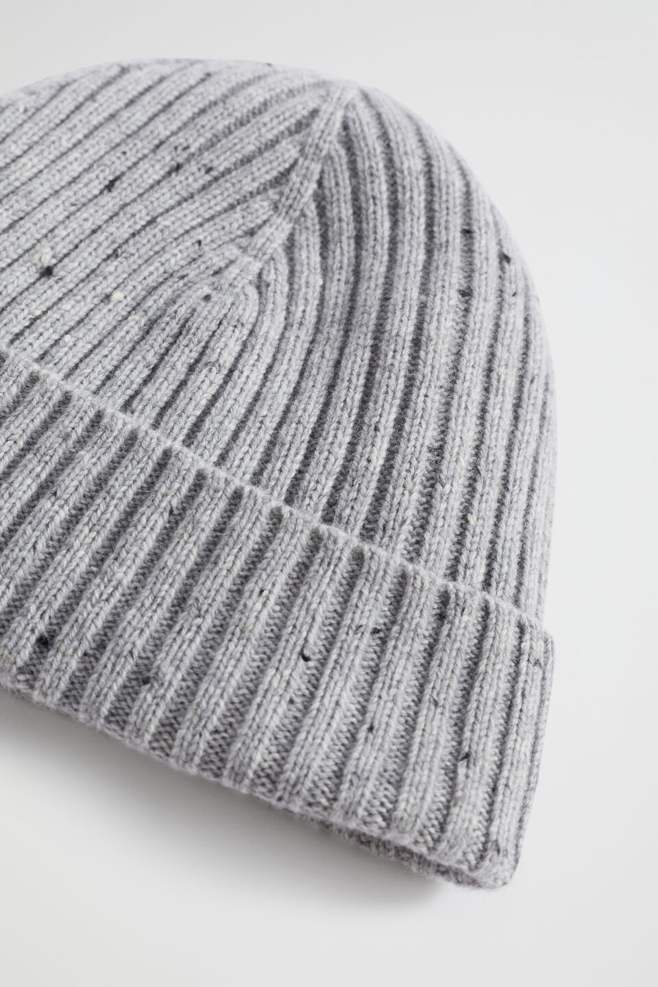 Knitted Beanie  Grey Marle